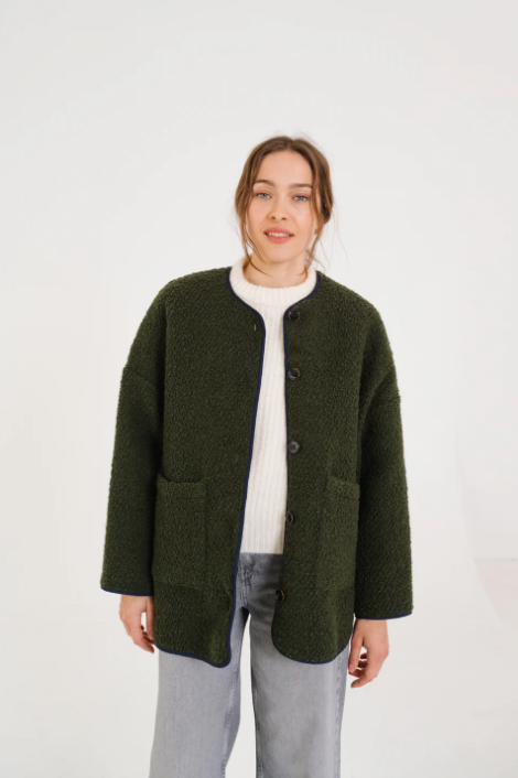 Veste loose en laine BARI GREENLAKE - Sacrécoeur