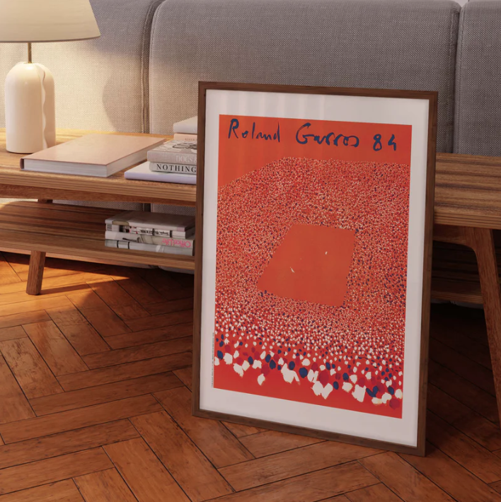 Affiche Roland-Garros 1984 Gilles Aillaud | Affiche Officielle | Twins Concept Store Paris