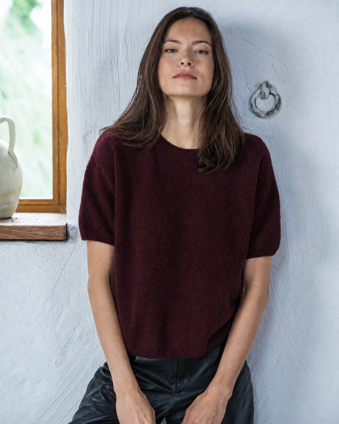 Pull Manches Courtes Annette Bordeaux Cézembre | Twins Paris