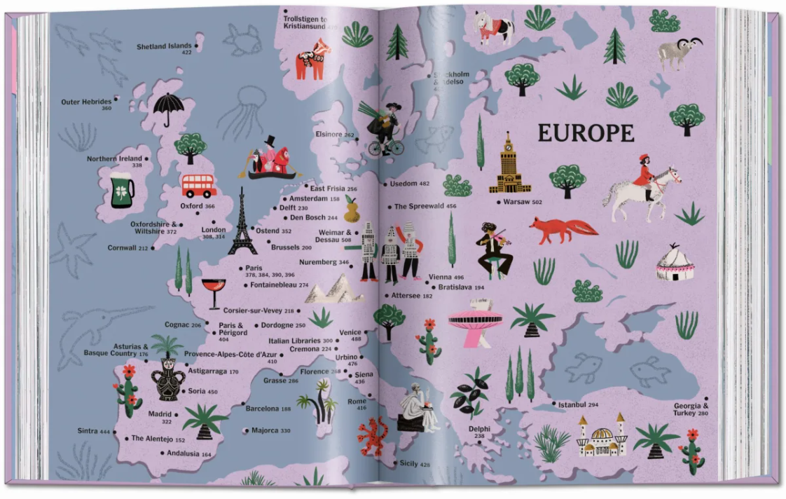 The New York Times. Cultured Traveler – 100 lieux pour esprits curieux