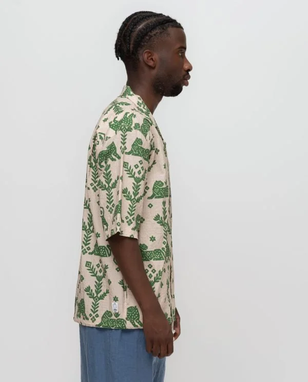 Chemise Monster Fantasy Tigre Verde MADSON | Twins Concept Store Paris