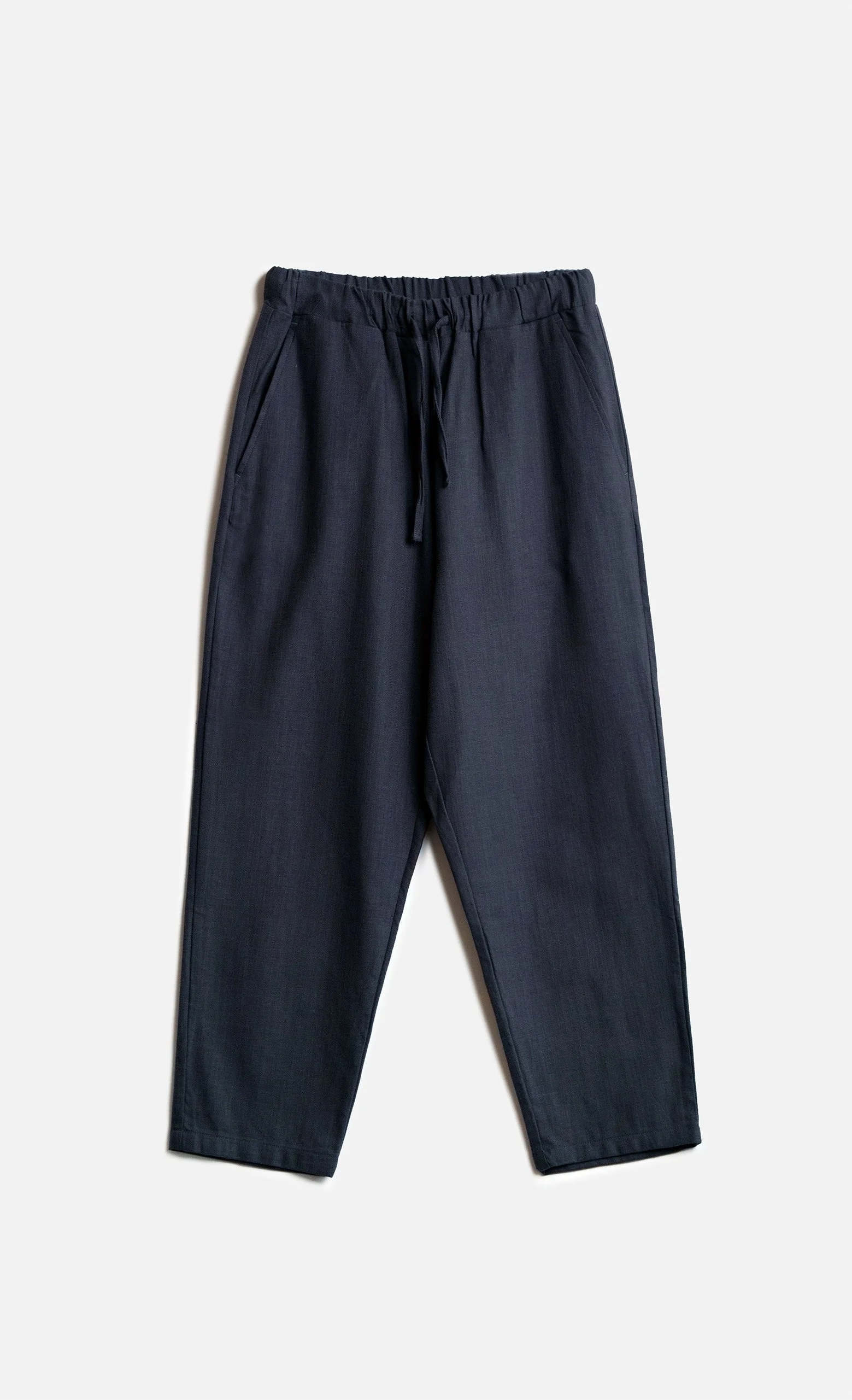 Pantalon JOGGERS Navy WOODEN – Jogging chic 100% coton Made in Italy