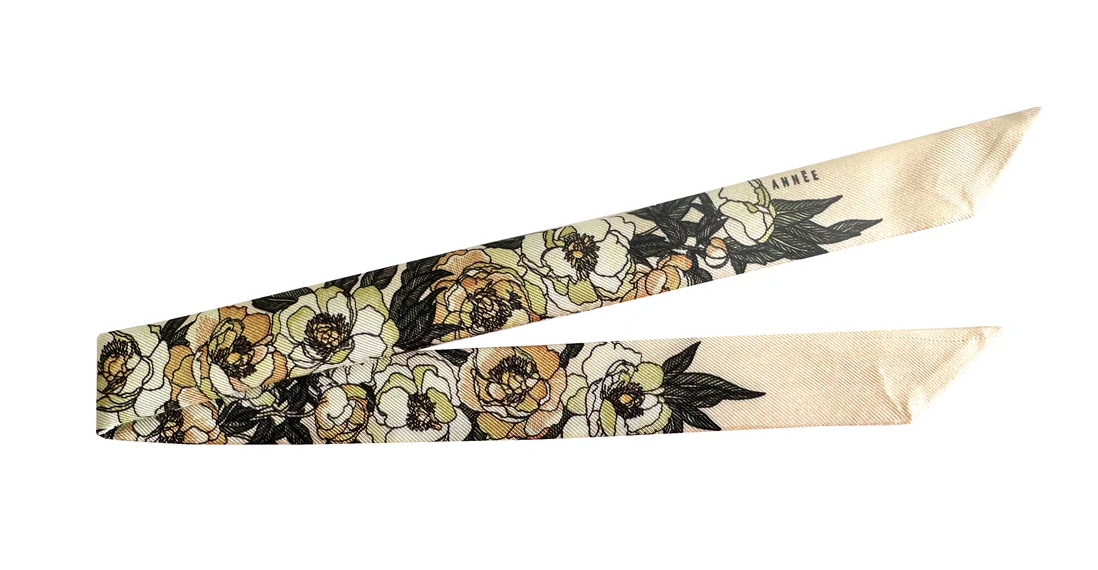 Bracelet Décembre Ann-ée | Bracelet chaîne et soie | Twins Concept Store Paris