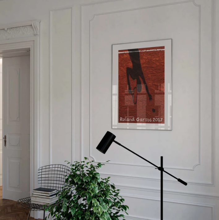 Affiche Roland-Garros 2017 Vik Muniz | Affiche Officielle | Twins Concept Store Paris