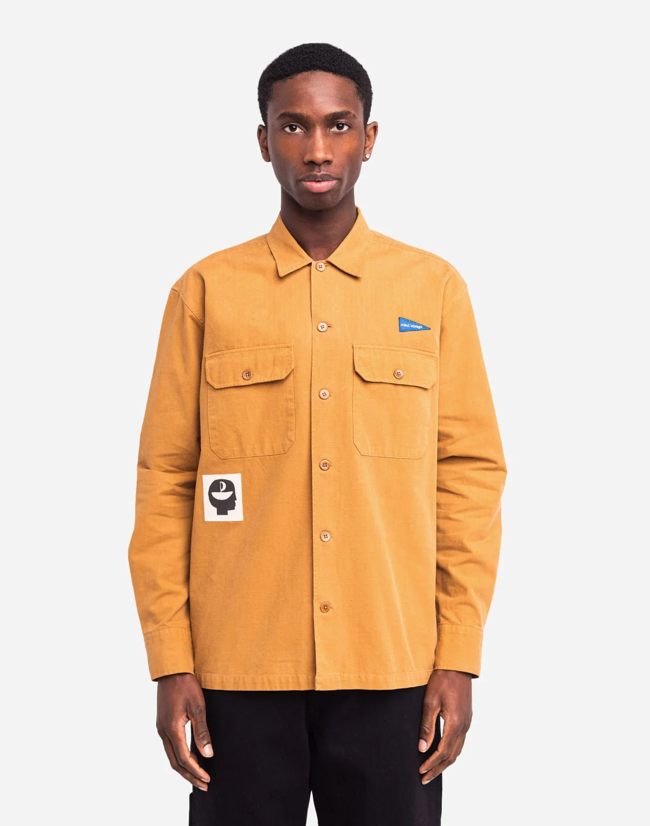 Chemise DECRE Skye ocre – OLOW