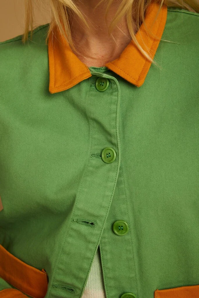 Veste SOUFFLE verte Graine | Twins Concept Store