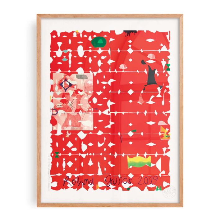 Affiche Roland-Garros 2019 José Maria Sicilia | Affiche Officielle | Twins Concept Store Paris