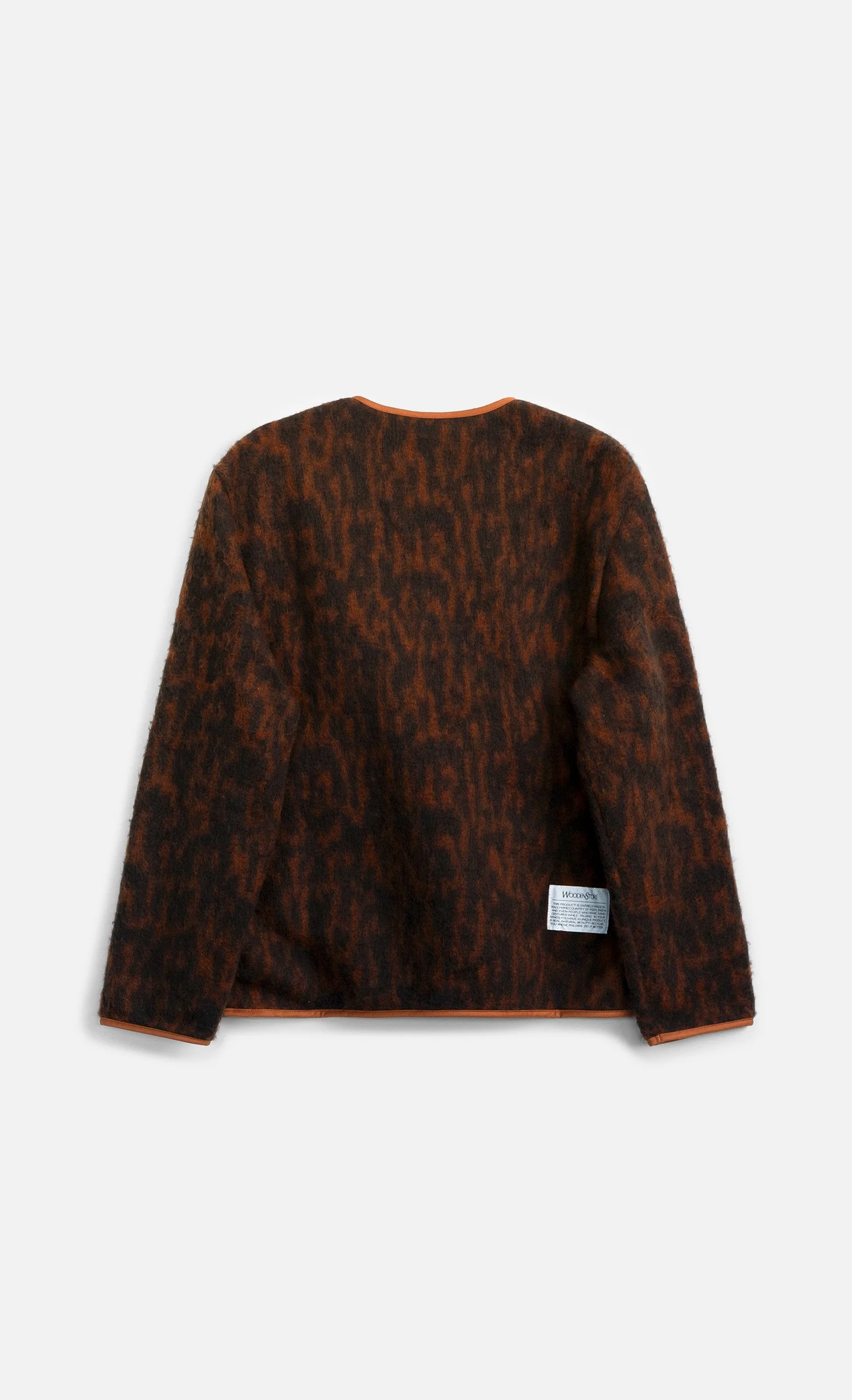 Gilet Cameron Marron Wooden – Gilet zippé en maille homme | Twins Paris