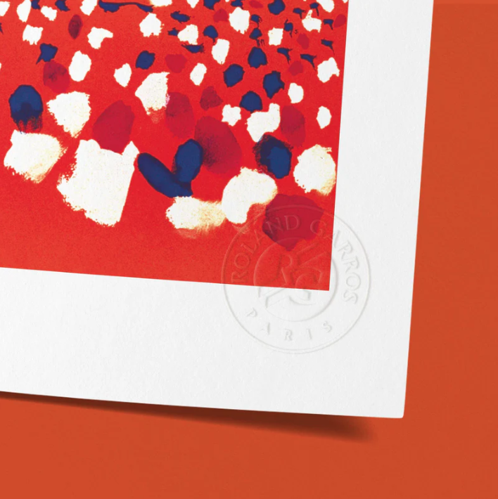 Affiche Roland-Garros 1984 Gilles Aillaud | Affiche Officielle | Twins Concept Store Paris