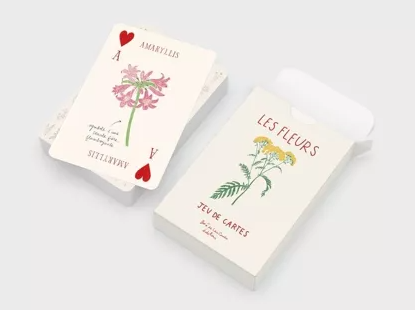 Jeu de cartes Les Fleurs – Zoé de Las Cases | Twins Concept Store