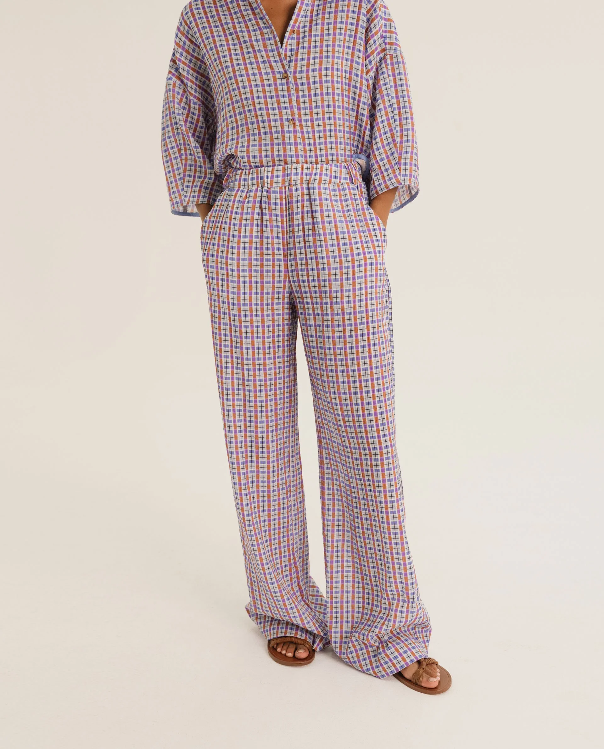 Pantalon PAKOLM Azzuro – Tinsels