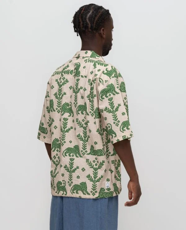 Chemise Monster Fantasy Tigre Verde MADSON | Twins Concept Store Paris