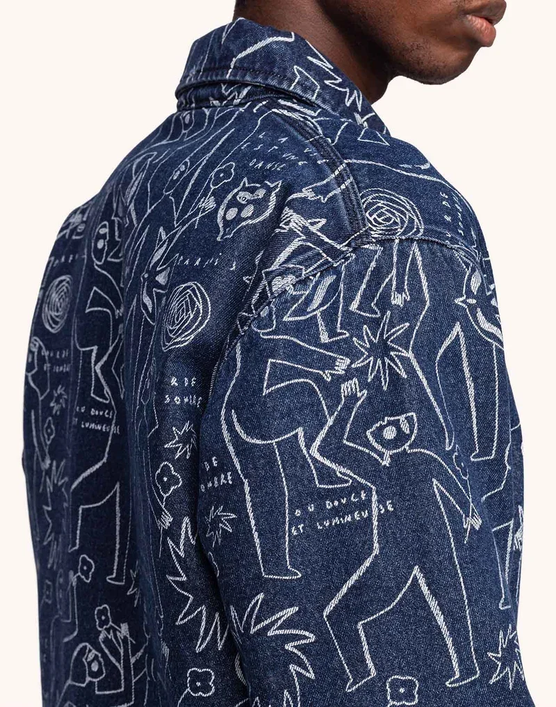 Veste AKKA Life Dance homme denim bleu – OLOW | Twins