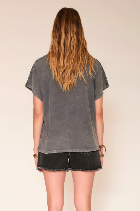 T-shirt TILIFAL gris imprimé MKT Studio | Twins Concept Store