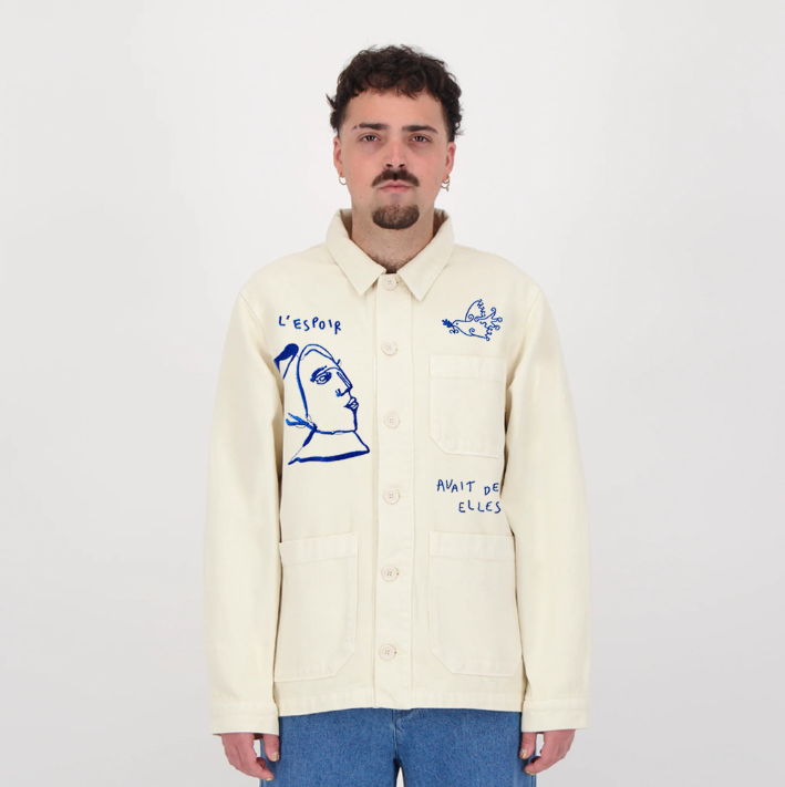 Veste de travail ESPOIR - crème - Encré Atelier