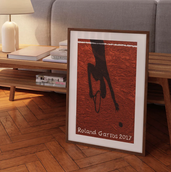 Affiche Roland-Garros 2017 Vik Muniz | Affiche Officielle | Twins Concept Store Paris