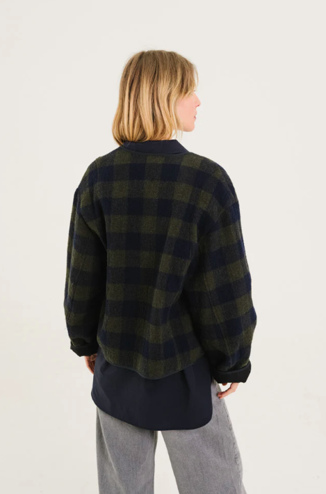 Veste JAMIE HOLLY navy et kaki - Sacrécoeur