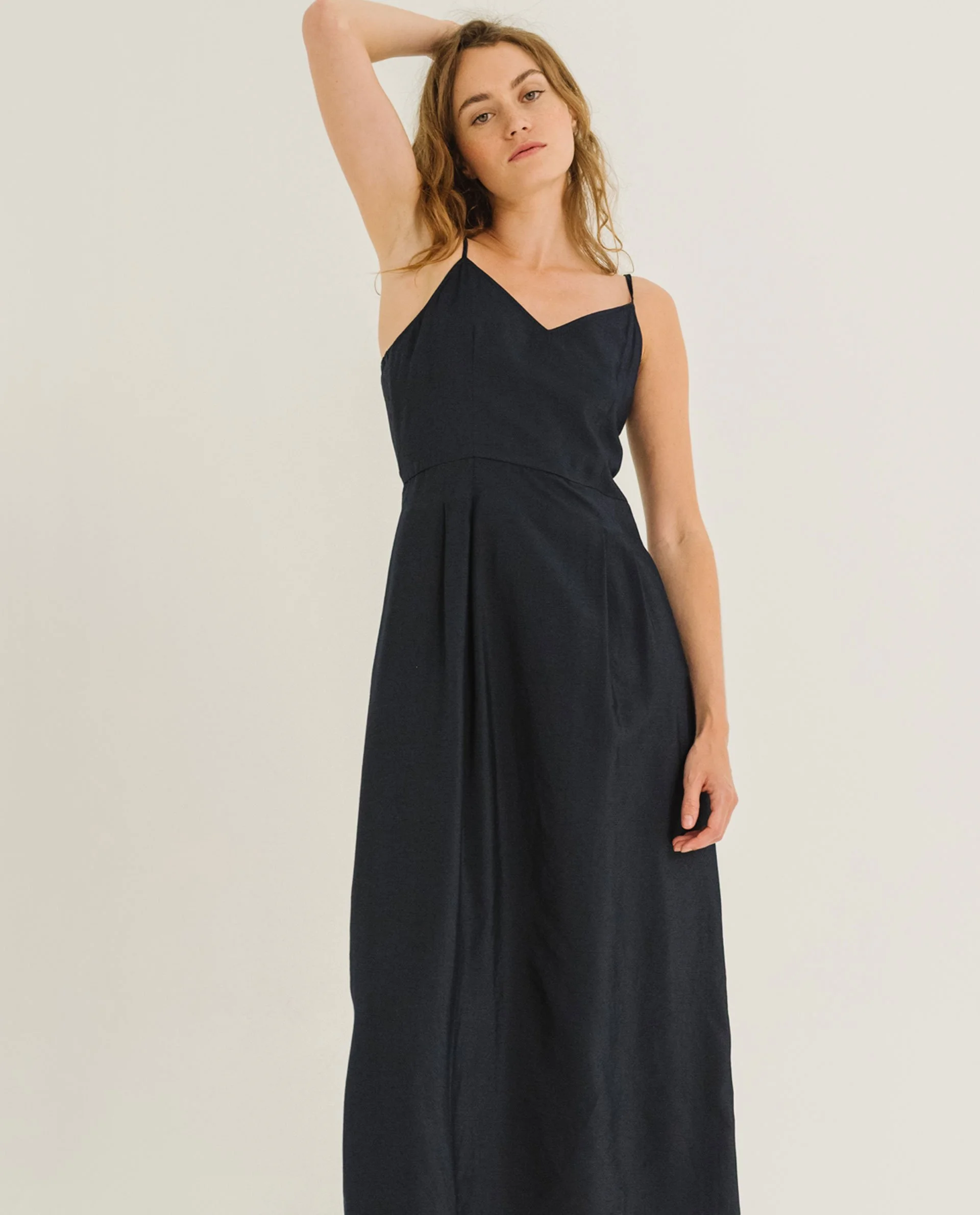 Robe CARON Poppy Rouge Tinsels – Robe Longue Été Fluide