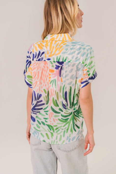 Blouse Manches Courtes oversize LOUISA ASERRI – Sacrécoeur