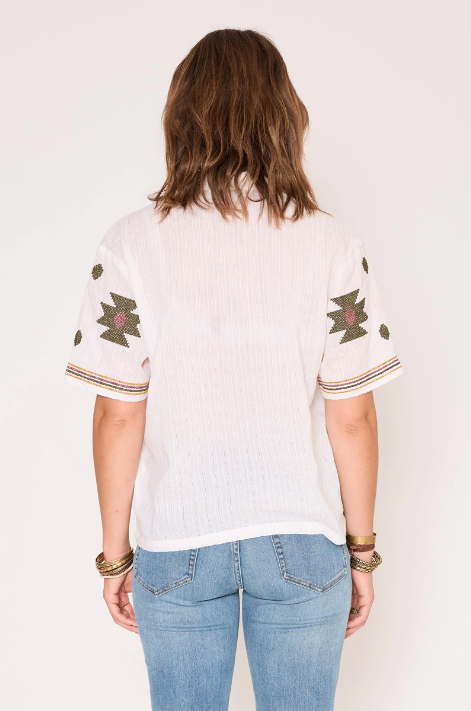 Blouse COPITO Natural MKT Studio en coton | Twins Concept Store