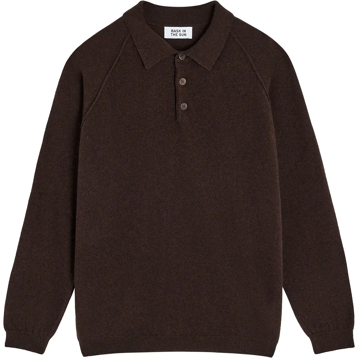 Pull polo homme AUSTIN Chocolate en laine – Bask in the Sun | Twins