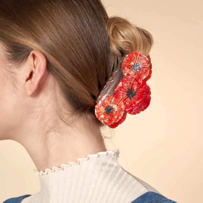 Pince à cheveux Trio Coquelicots COUCOU SUZETTE | Twins Concept Store