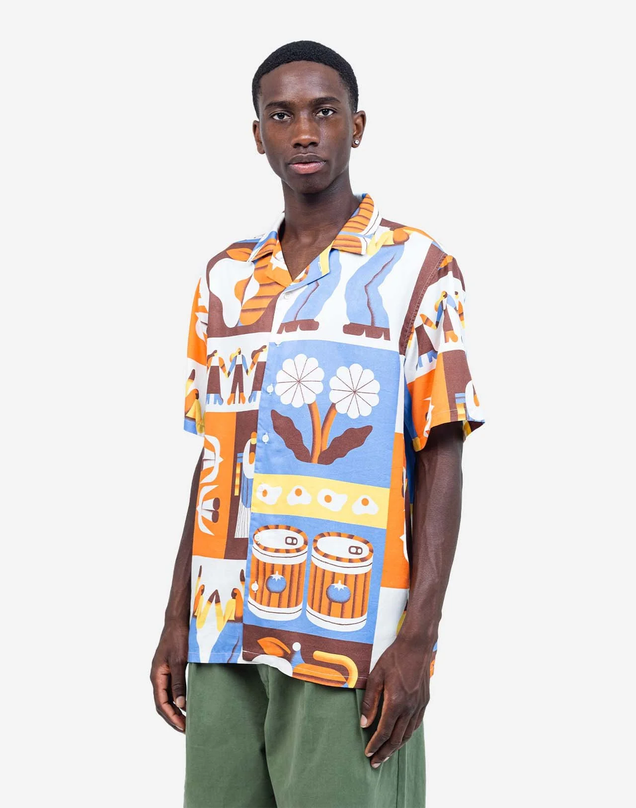 Chemisette Aloha Life OLOW – Tencel multicolore