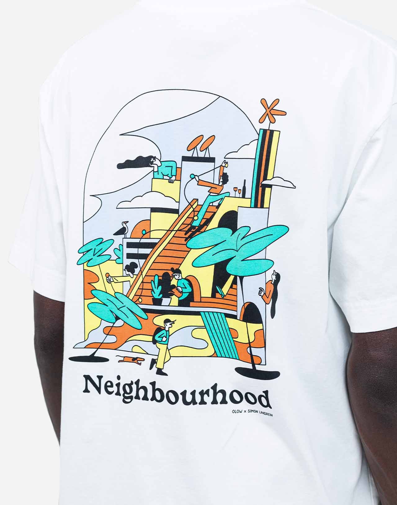 T-shirt ample Neighbourhood OLOW – Coton bio GOTS