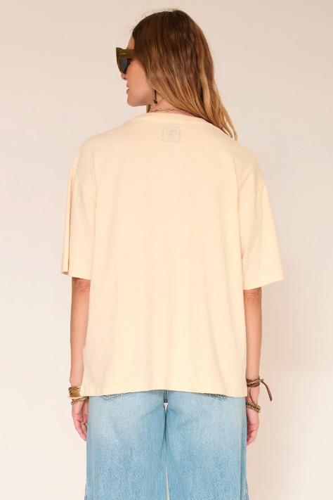 T-shirt TAJARIO écru imprimé MKT Studio | Twins Concept Store