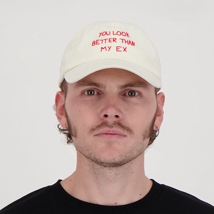 Casquette YOU LOOK BETTER THAN MY EX - écru – Encré Atelier