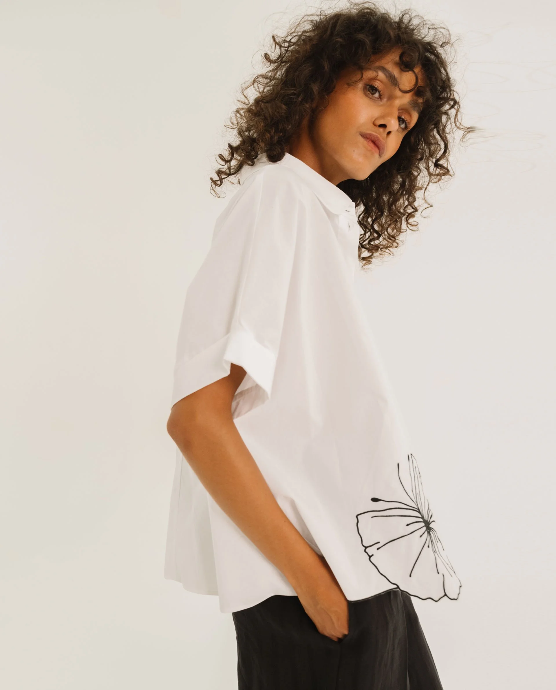 Chemise ENZA blanche TINSELS | Twins Concept Store