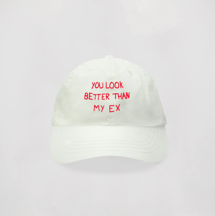 Casquette YOU LOOK BETTER THAN MY EX - écru – Encré Atelier