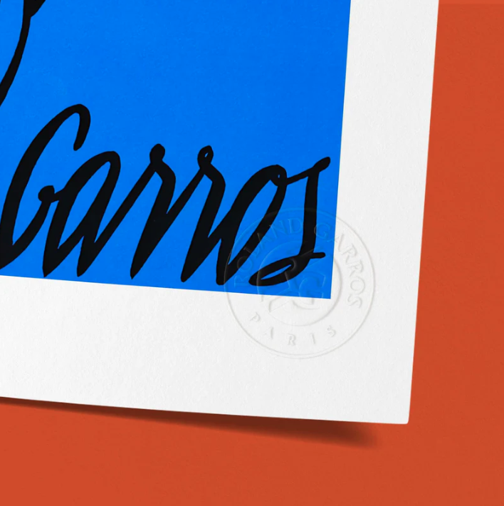 Affiche Roland-Garros 1980 Valerio Adami | Affiche Officielle | Twins Concept Store Paris