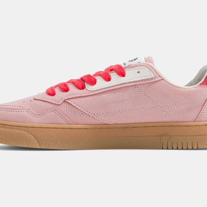 Baskets ORIGIN LOW Pink Suede Beige Apple vegan MOEA | Twins Concept Store