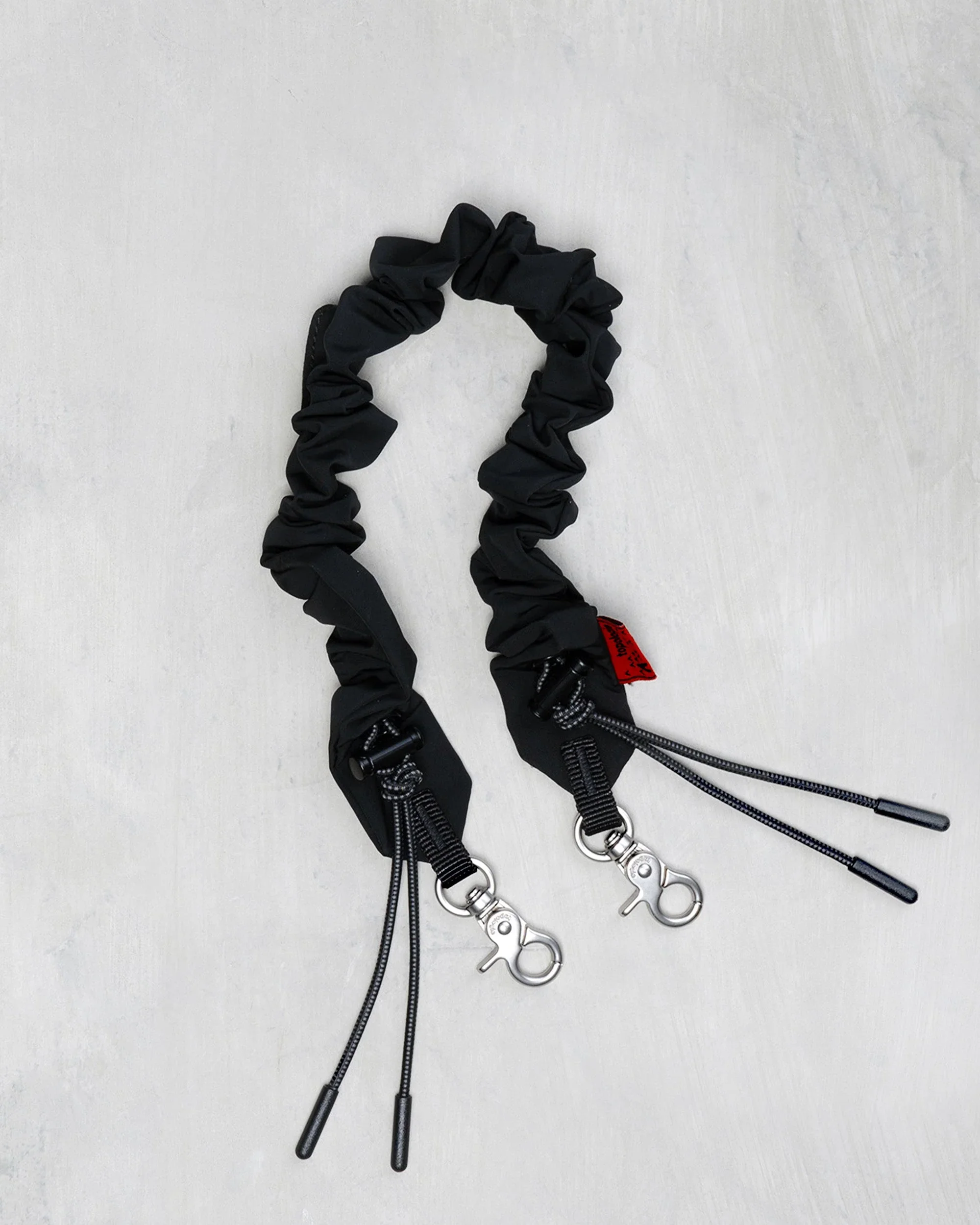 Bungee Wrist Strap Topologie Black Tech Sateen dragonne réglable pour téléphone et sac