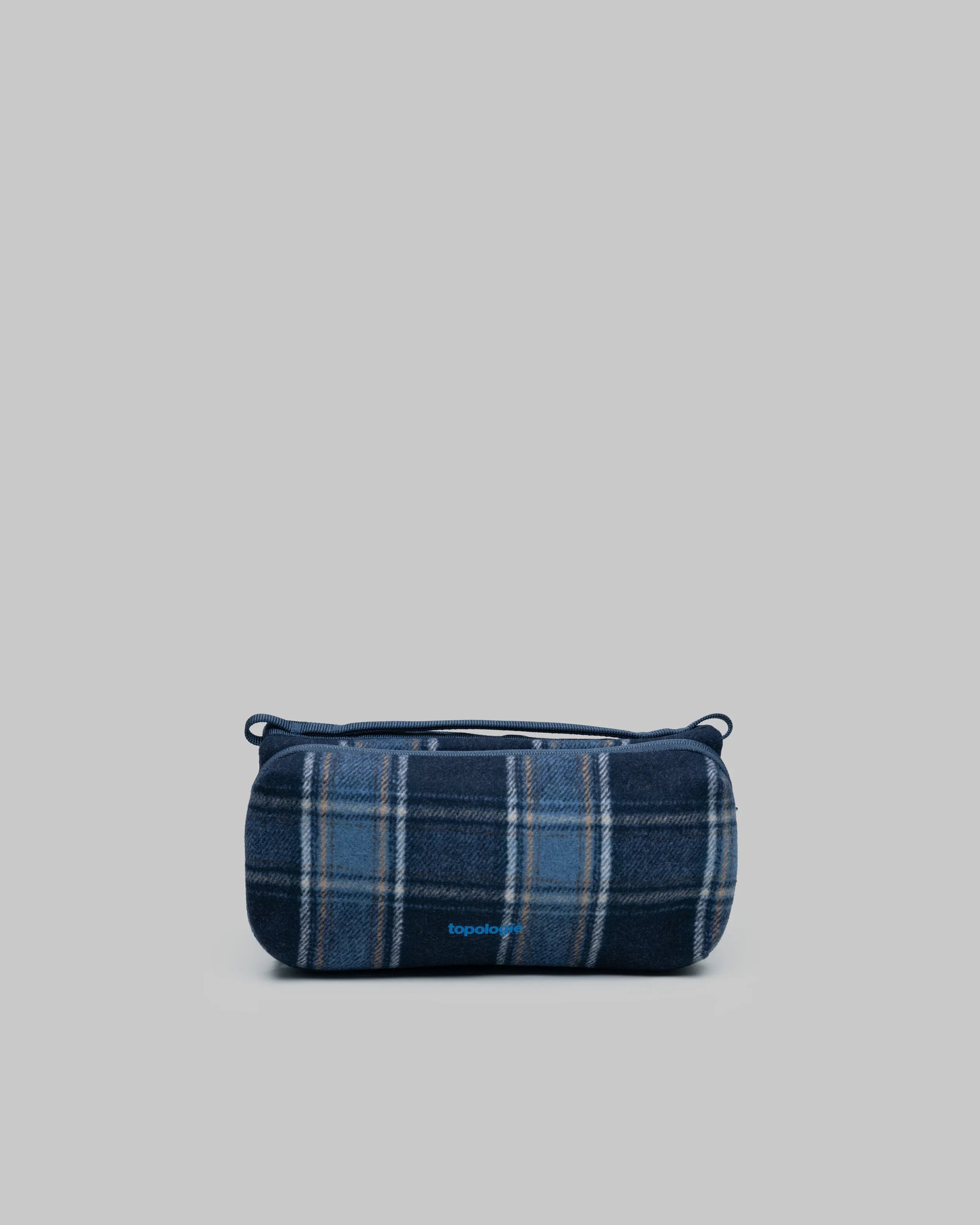 Sacoche bouteille Bottle Sacoche Medium Blue Check – Topologie | Twins