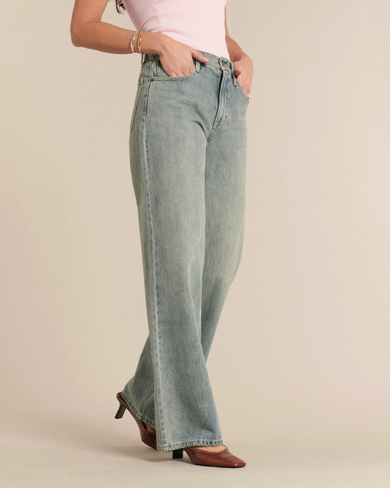 Jean Large JOIE Labdip – Denim Flare Dirty Blue 100% Coton