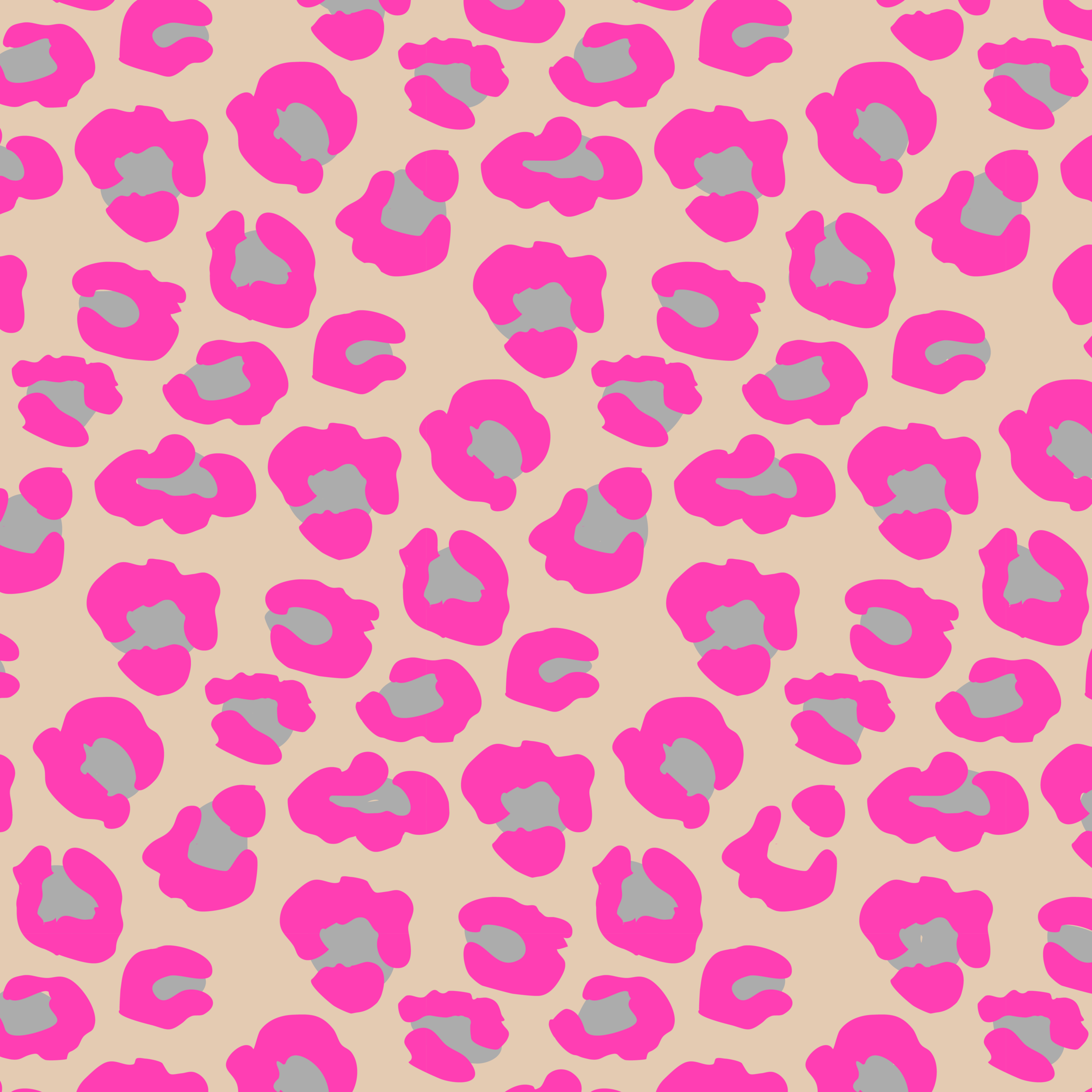Leopard Print Repeat Pattern