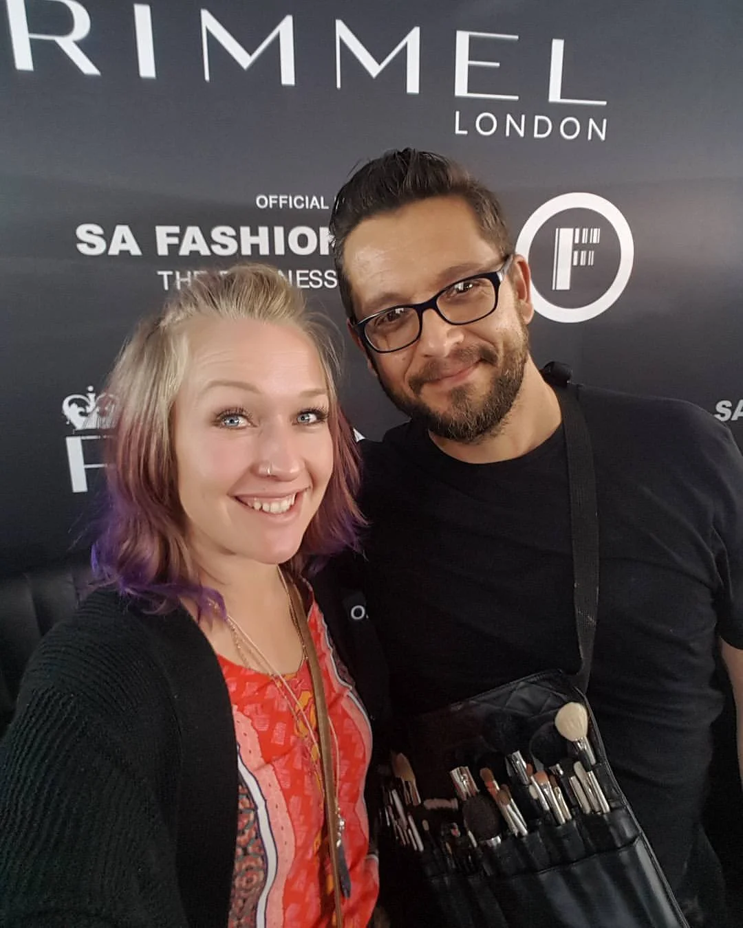 Makeup artists Liezl Leach and Krassi Toma at Fashion Week 2016