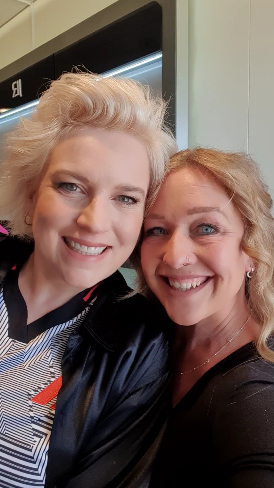 Makeup Artist Liezl Leach with singer Karen Zoid