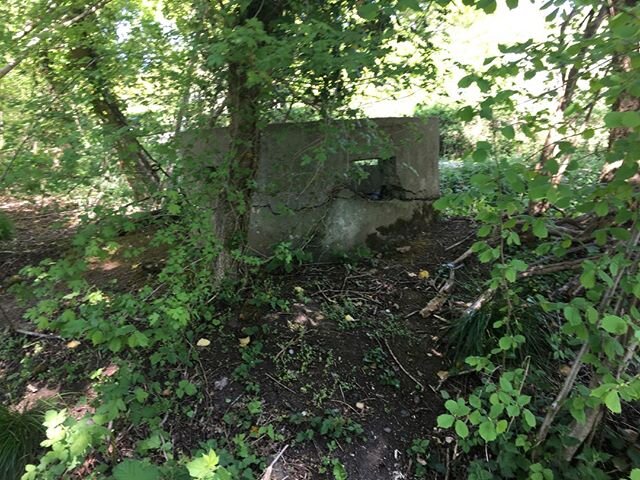 Shotover VE Day special. This picture shows one the few remains of the Slade army training camp, which was used during WW2 by the Oxfordshire and Buckinghamshire Light Infantry. They trained here before going off to the D-Day landings. For more infor