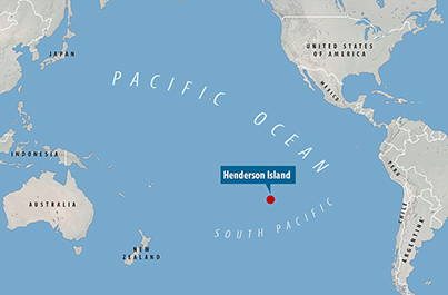 nudo news - Plastic Pollution - Henderson Island