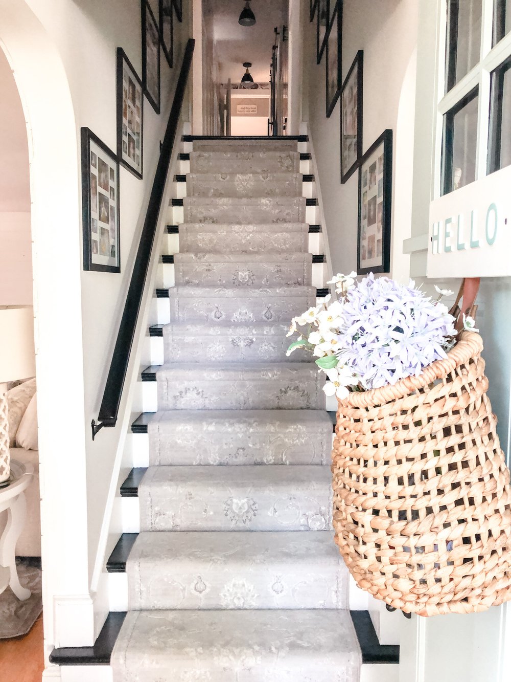 How To Paint Stairs With Carpet Runner | Homeminimalisite.com