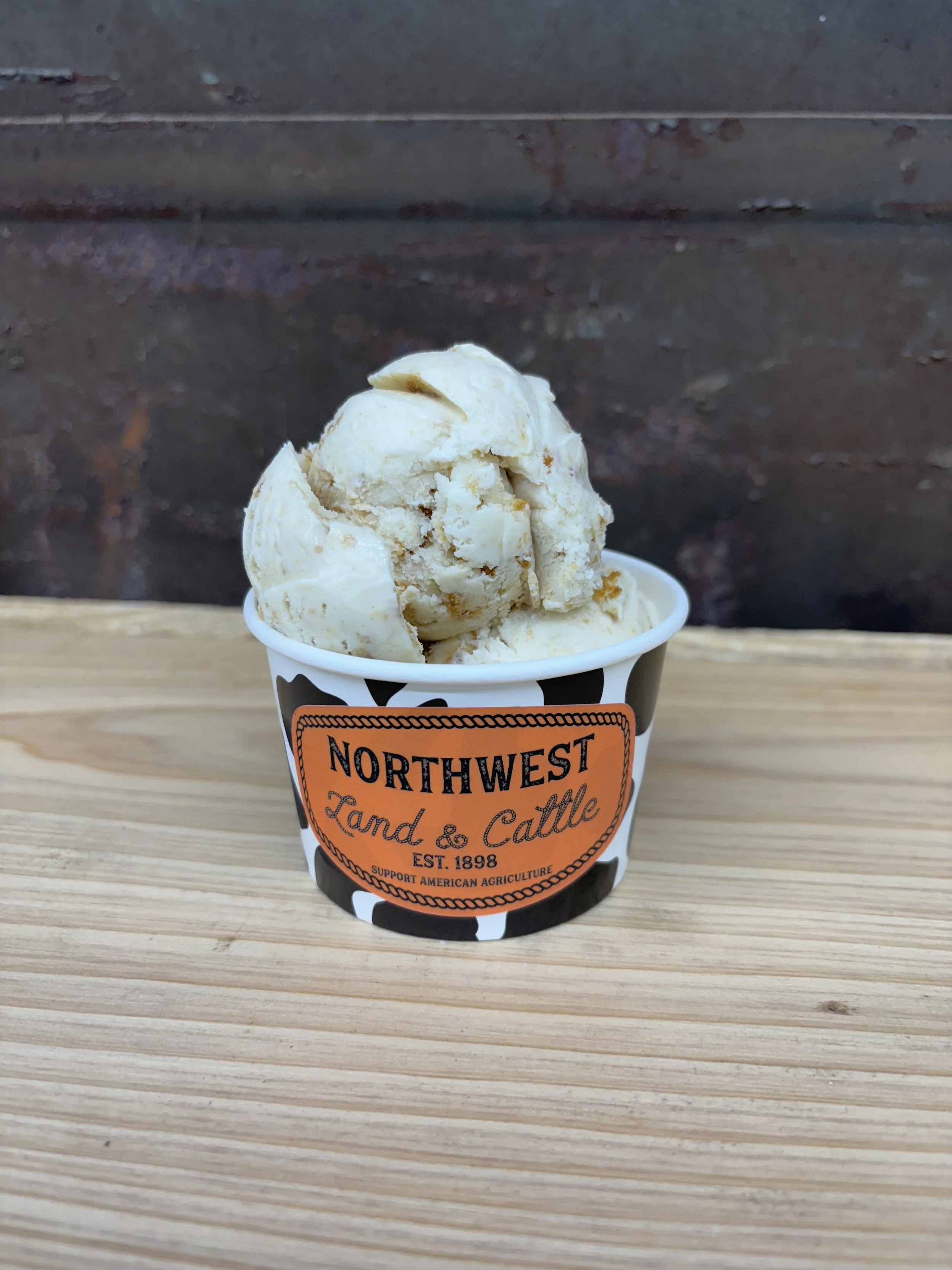 LOCAL Katie's Ice Cream
Gingersnap (Grandpa's favorite)
Double (2 scoops) $6
Add a scoop to the pie/coffee cake $3
Katie's Homemade Ice Cream
Heritage Fresh Market Supply, NC