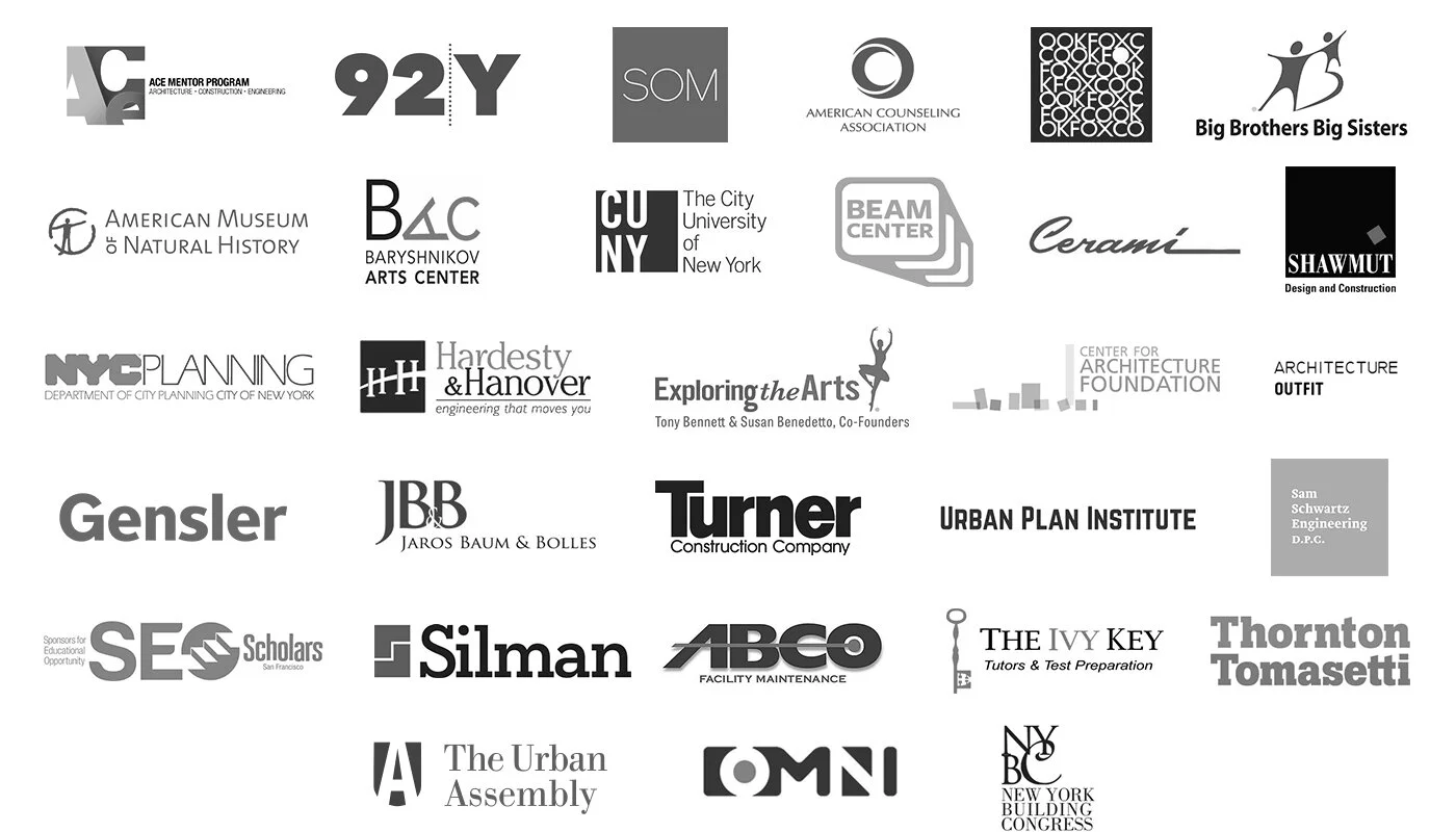 Urban Assembly School of Design and Construction currently has 30 partnerships in the Design and Architectural field. Partnerships are an integral part of the Urban Assembly network of schools. They allow students real -world applications of what they learn in our school and allow them to follow their passions both inside and outside of our building. See more information about the Urban Assembly network and their philosophy of partnerships at https://urbanassembly.org/