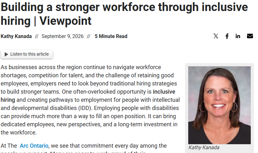 Kathy Kanada in the RBJ: Building a Stronger Workforce Through Inclusive Hiring