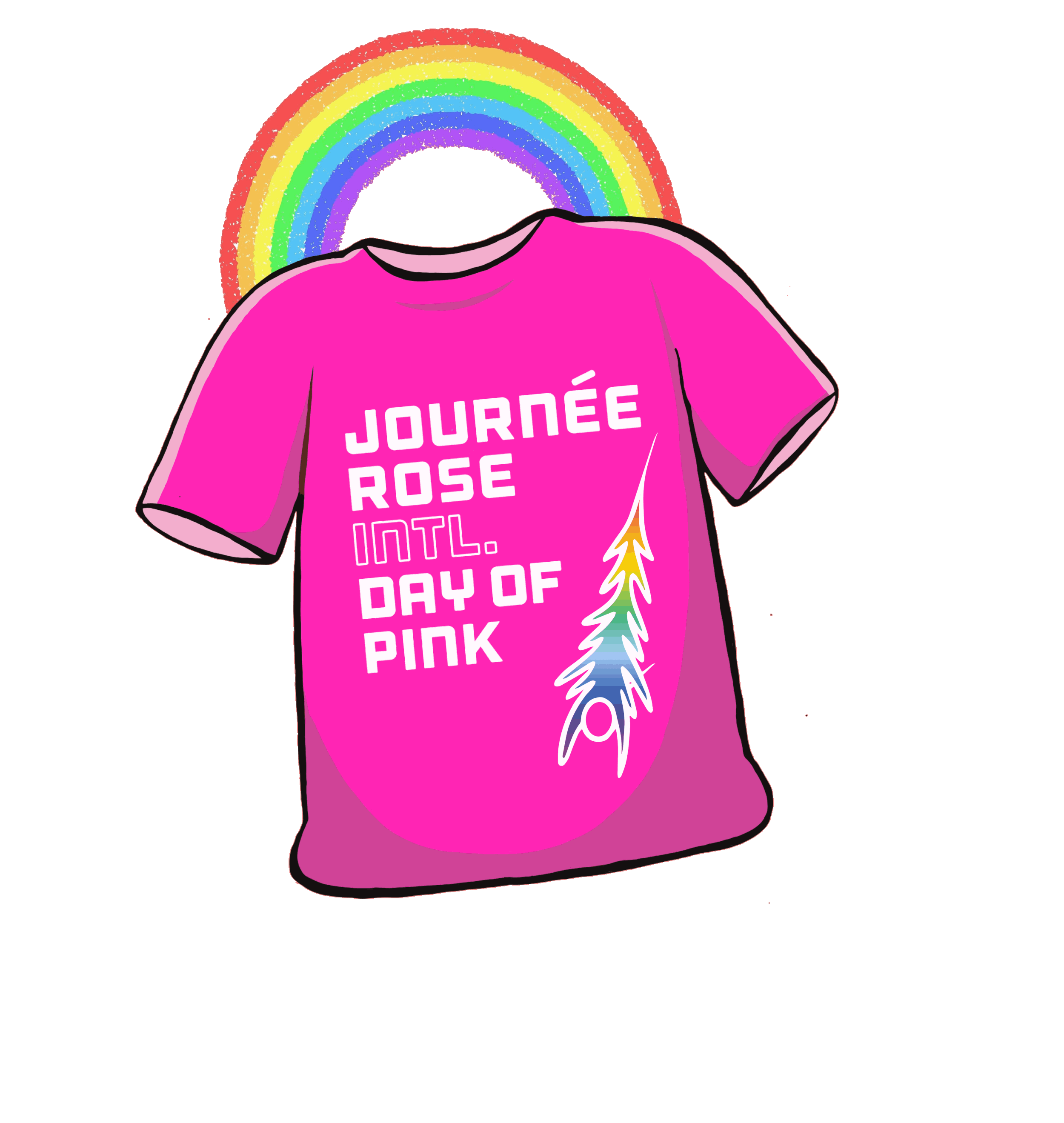 24_95_DOP - Day of Pink Shirt with Rainbow.gif