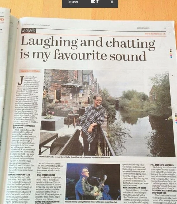 Copywriting - My Favourite Places, Sheffield Telegraph