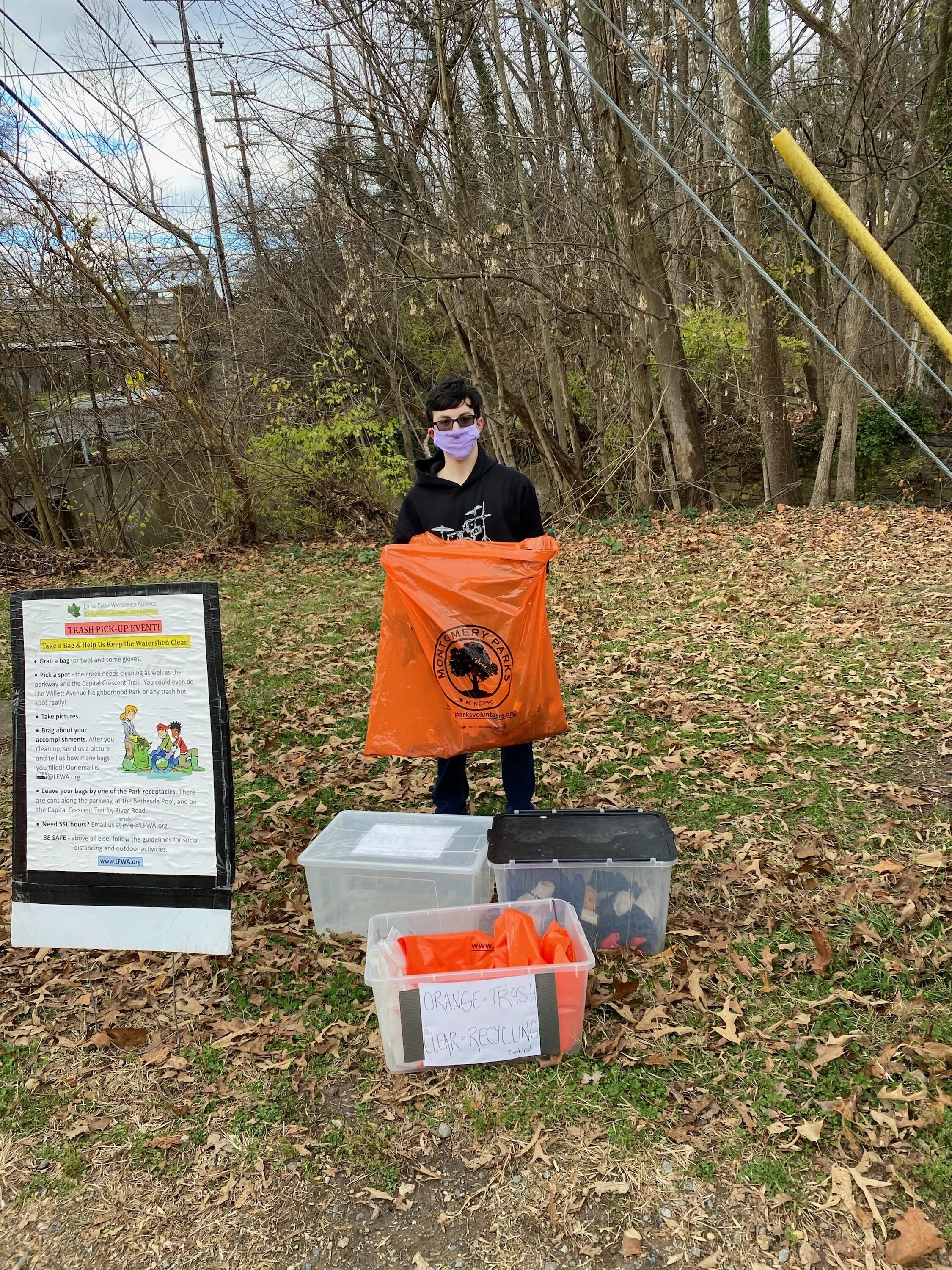 Individual Trash Clean-up 