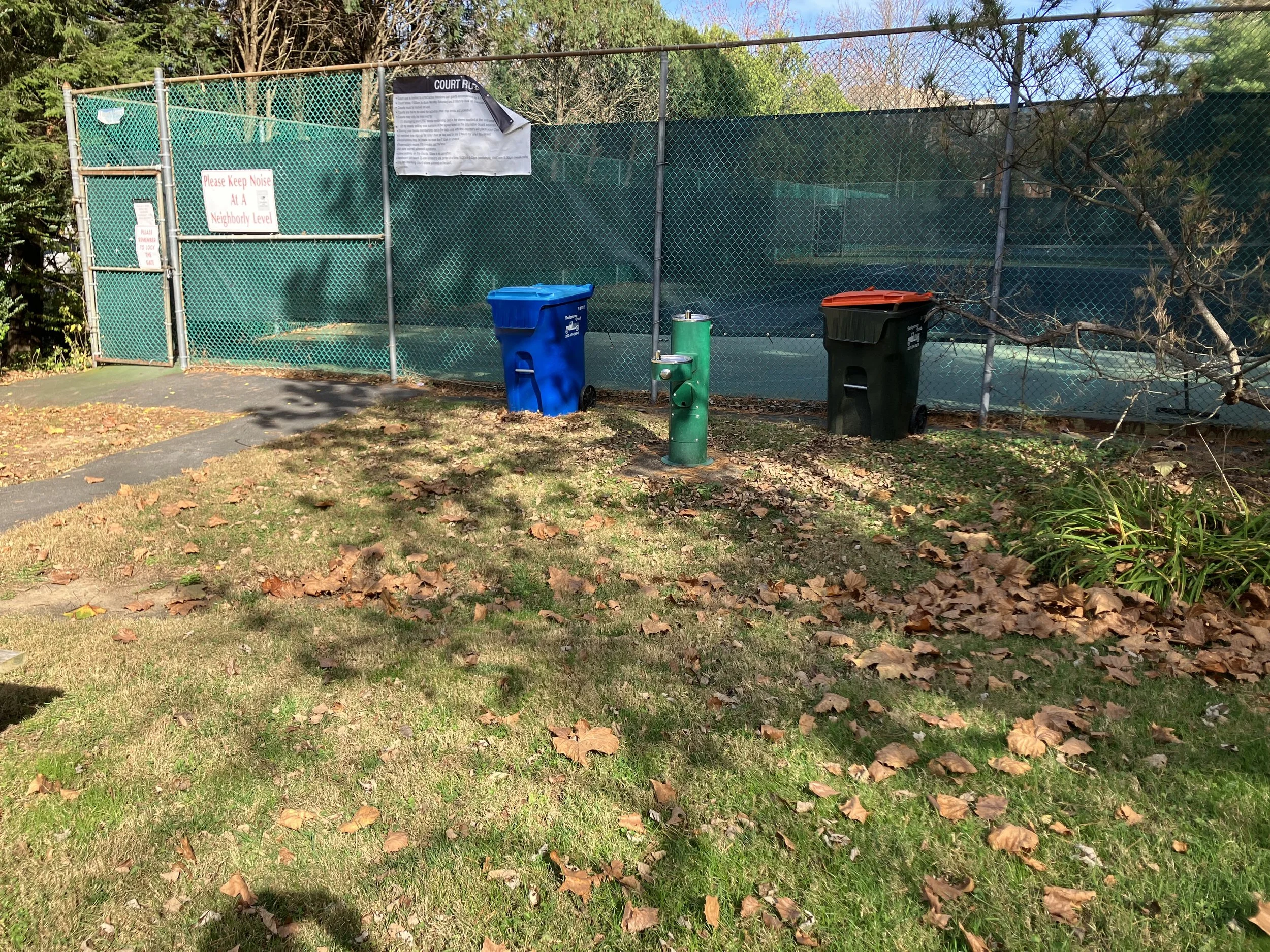 Litterfall Pool Little Falls Swim Club Conservation Landscaping — Little Falls ...